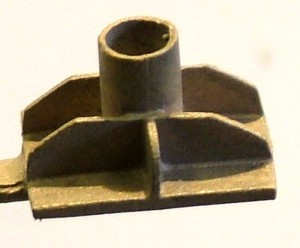 B121 Brass Flanged Platform Base