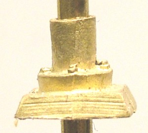 B125 Brass Flanged Base (Mast Base)