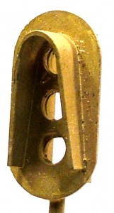 Brass Hooded 3 Color Vertical
